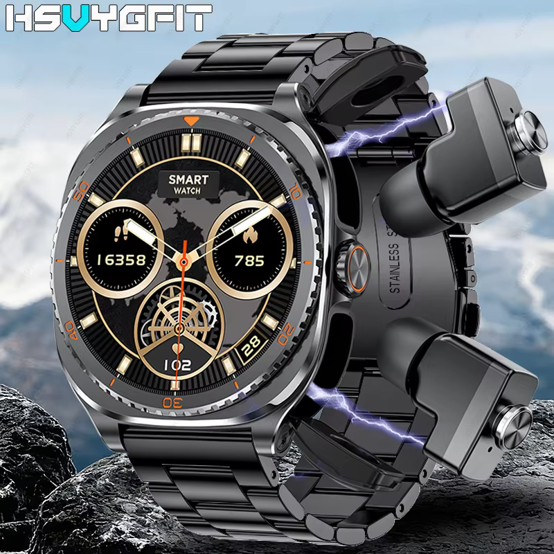 Nouvelle montre connectée 2-en-1 avec écouteurs
