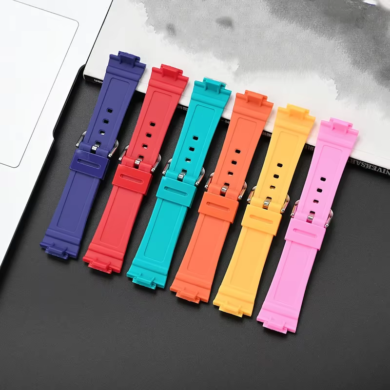 Bracelet en caoutchouc pour Casio Baby-G BGA-130/160/161 BGD-140/141 BGD-5000 14mm hommes femmes Sport étanche remplacer