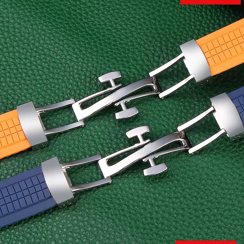 Bracelet de montre en caoutchouc souple de qualité supérieure