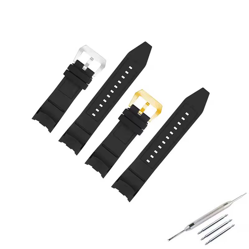 Bracelet de montre en caoutchouc pour hommes Compatible avec Invicta Pro Diver particules métalliques 6983