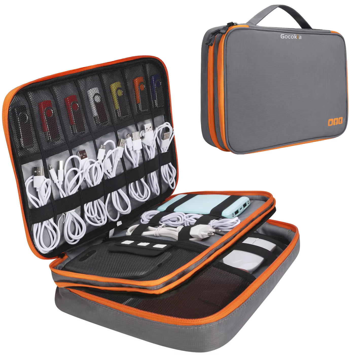Étui de voyage pour accessoires électroniques portables