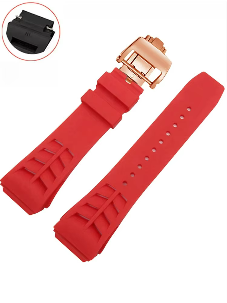 Bracelet de montre en caoutchouc pour la série Richard MILLE