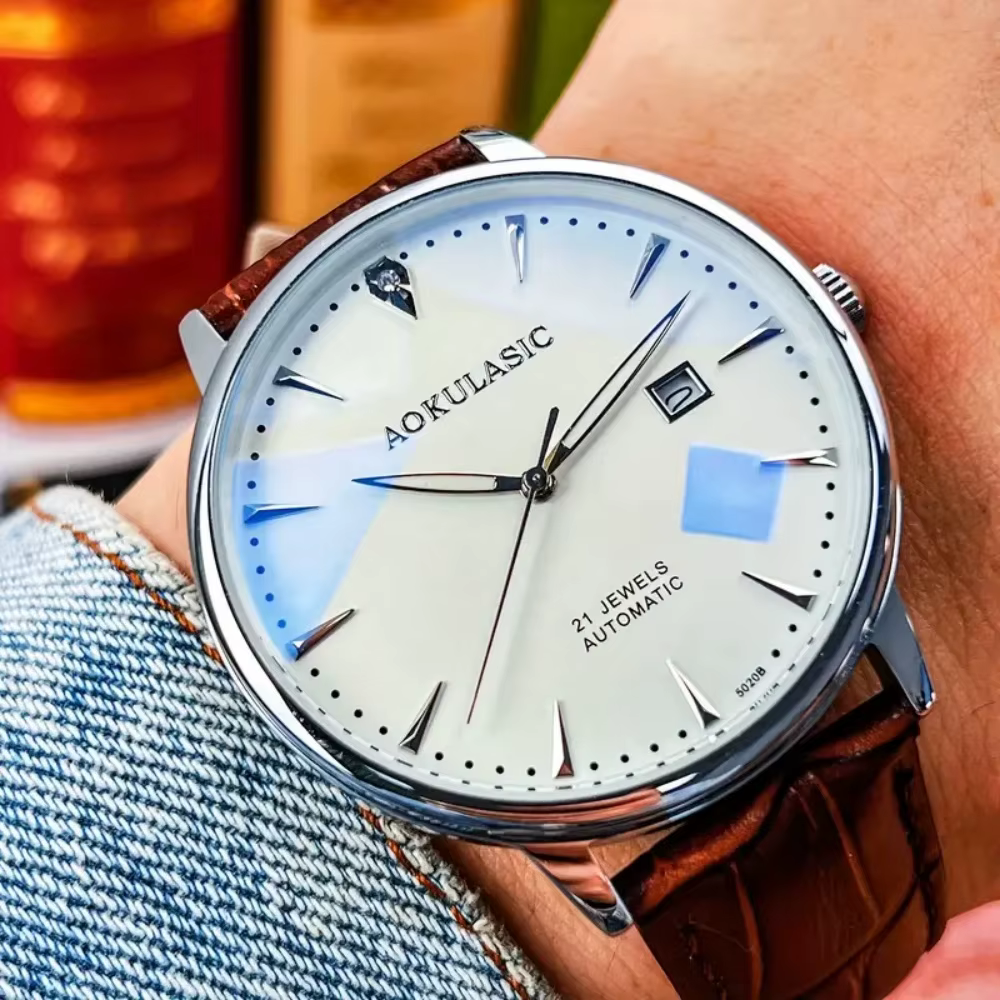 Nouvelle montre mécanique automatique pour hommes