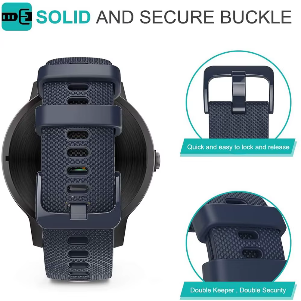 Bracelet de montre en Silicone pour Garmin Venu 4/3/2/2s