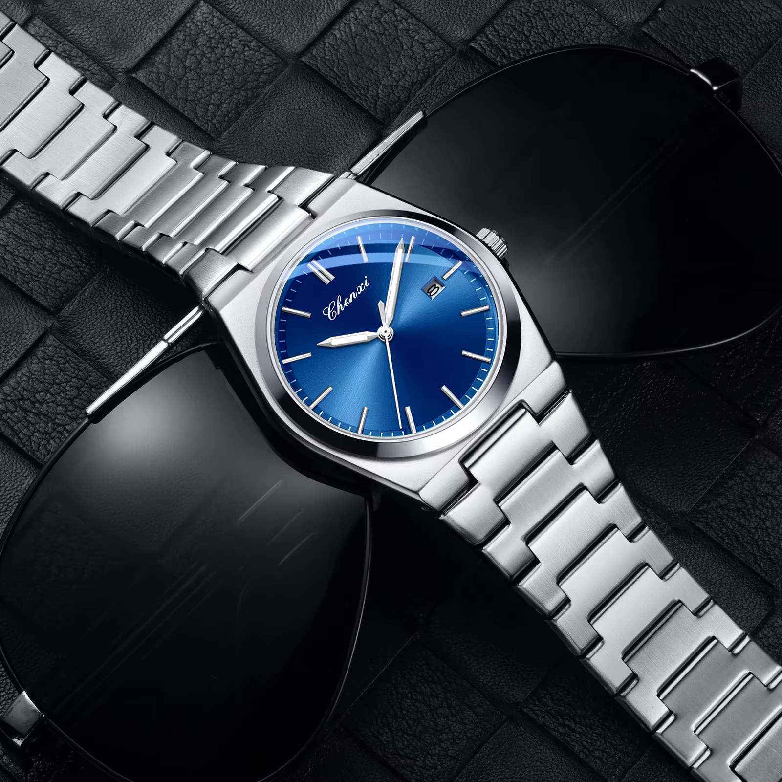 Montre à quartz étanche pour homme