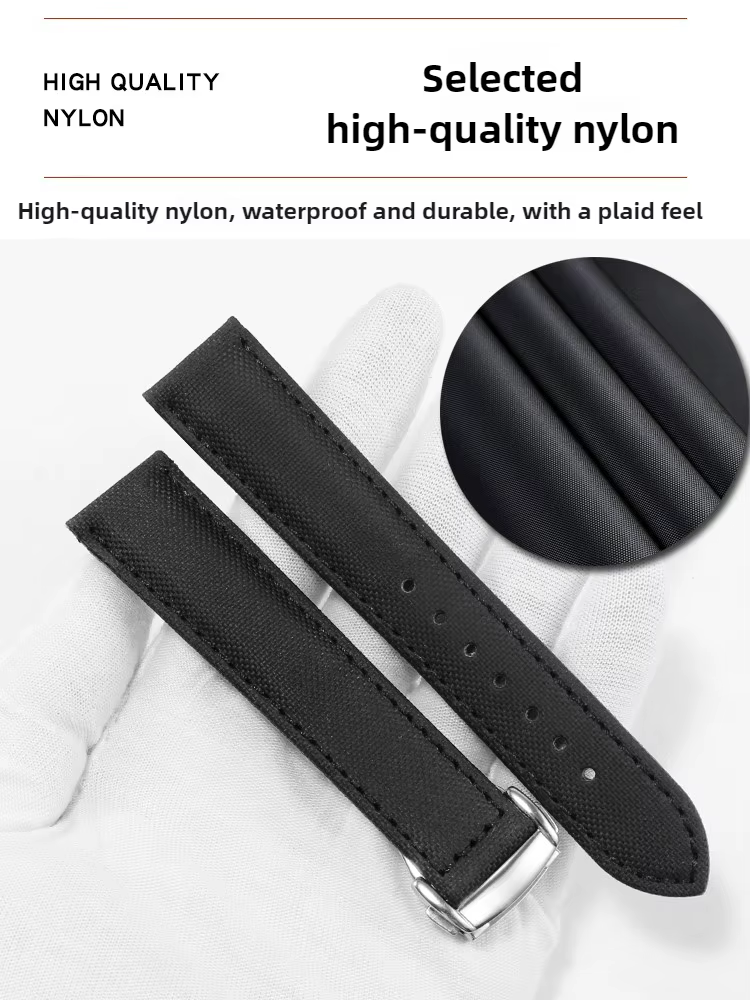 Bracelet de montre en toile et Nylon pour hommes