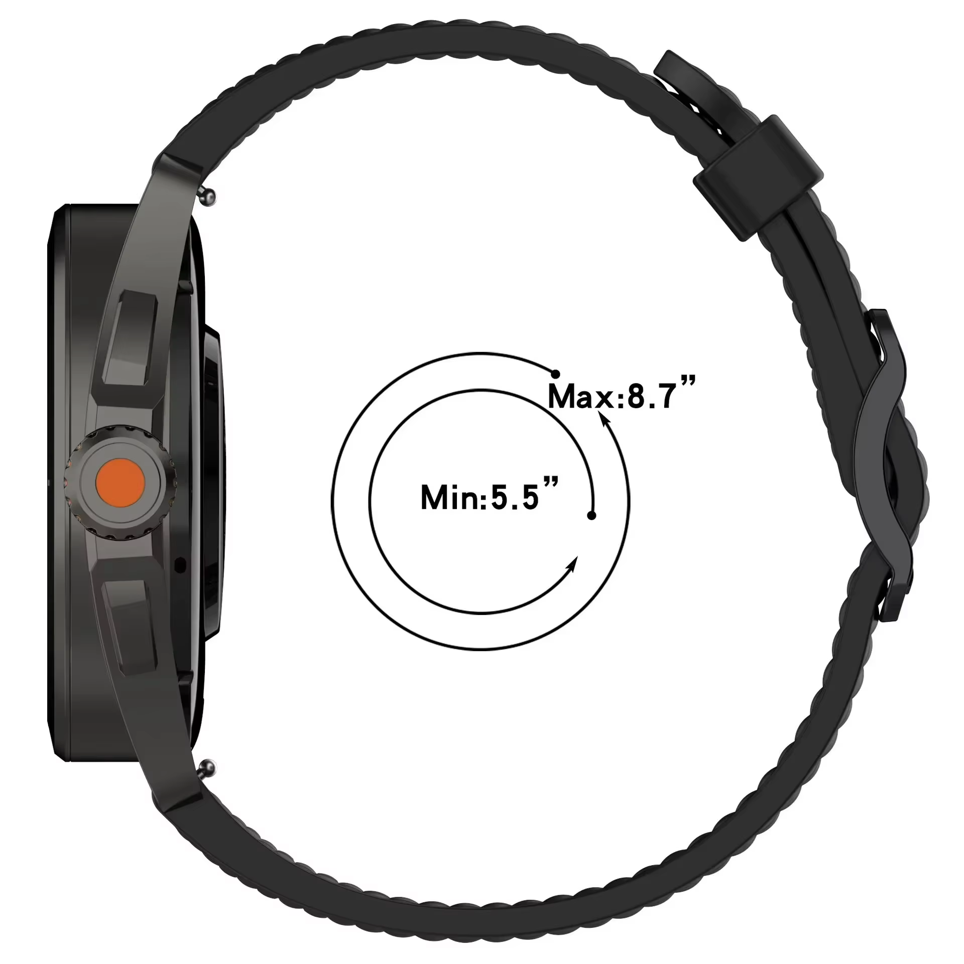Bracelet en Silicone coloré de 20mm pour Withings ScanWatch 2 42mm/ScanWatch 42mm Sport Correa