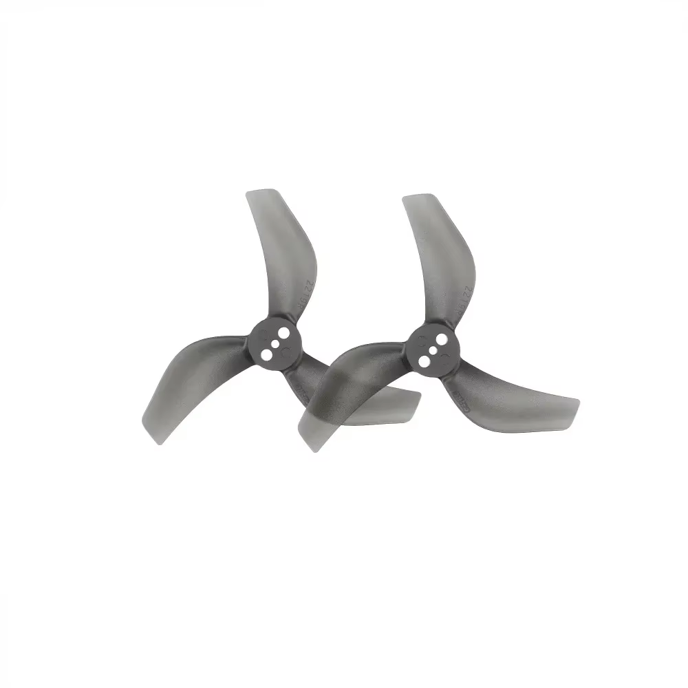 GEPRC x GEMFAN GP2219-3 Hélice transparente noire en PC à 3 pales de 2,2 pouces avec axe de 1,5 mm pour pièces de drone de course FPV DarkStar22