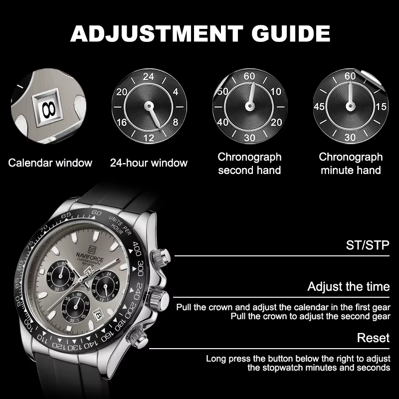 Montre décontractée pour homme NAVIFORCE