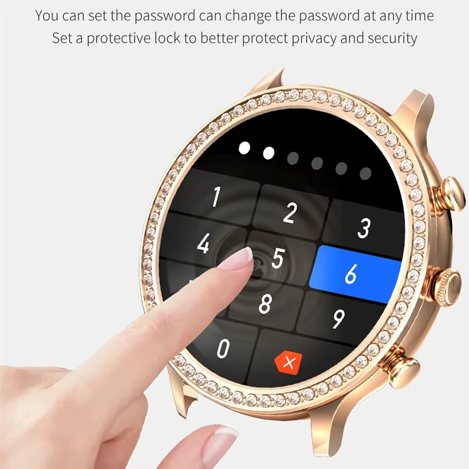 Montre intelligente étanche pour homme et femme