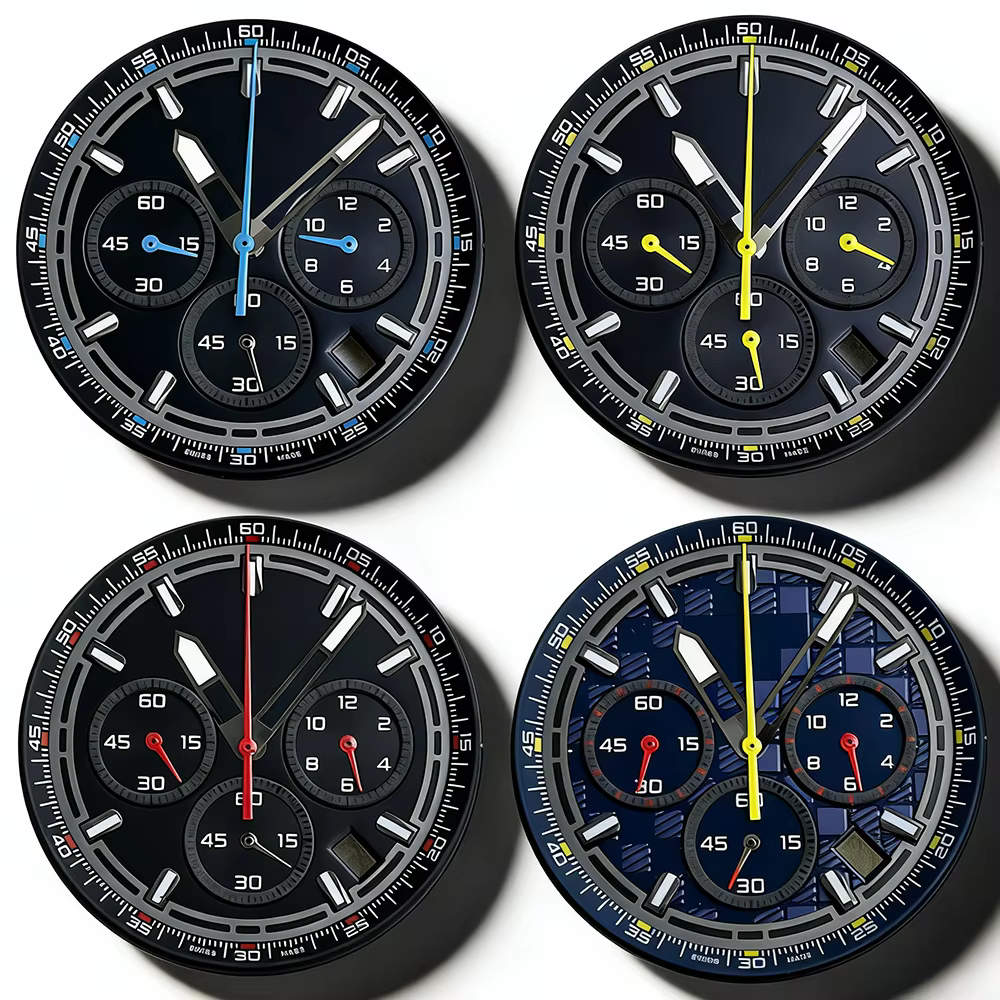 Cadran de montre moderne Racer sans logo 35