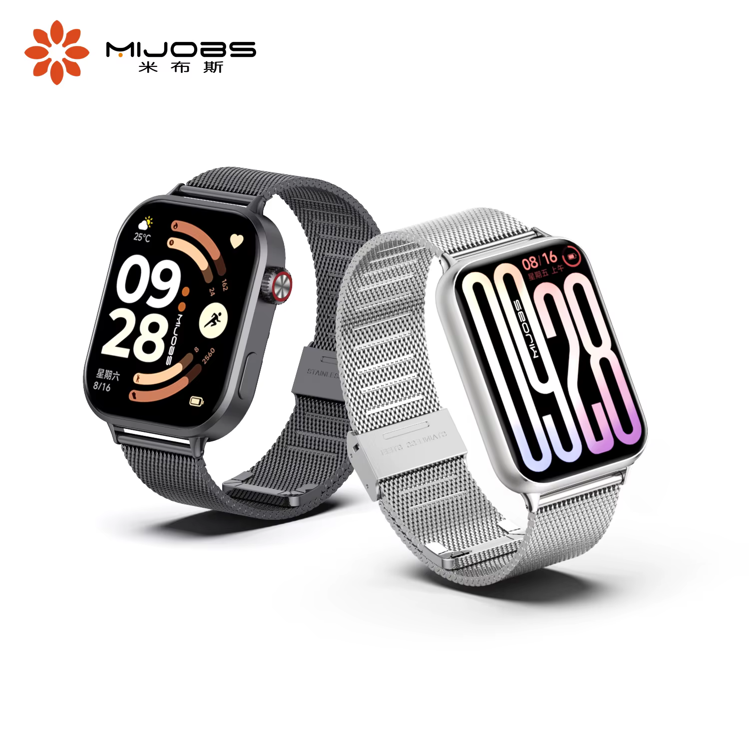 Mi Band 10 Pro / 9 Pro / 8 Pro Bracelet en métal pour Xiaomi Smart