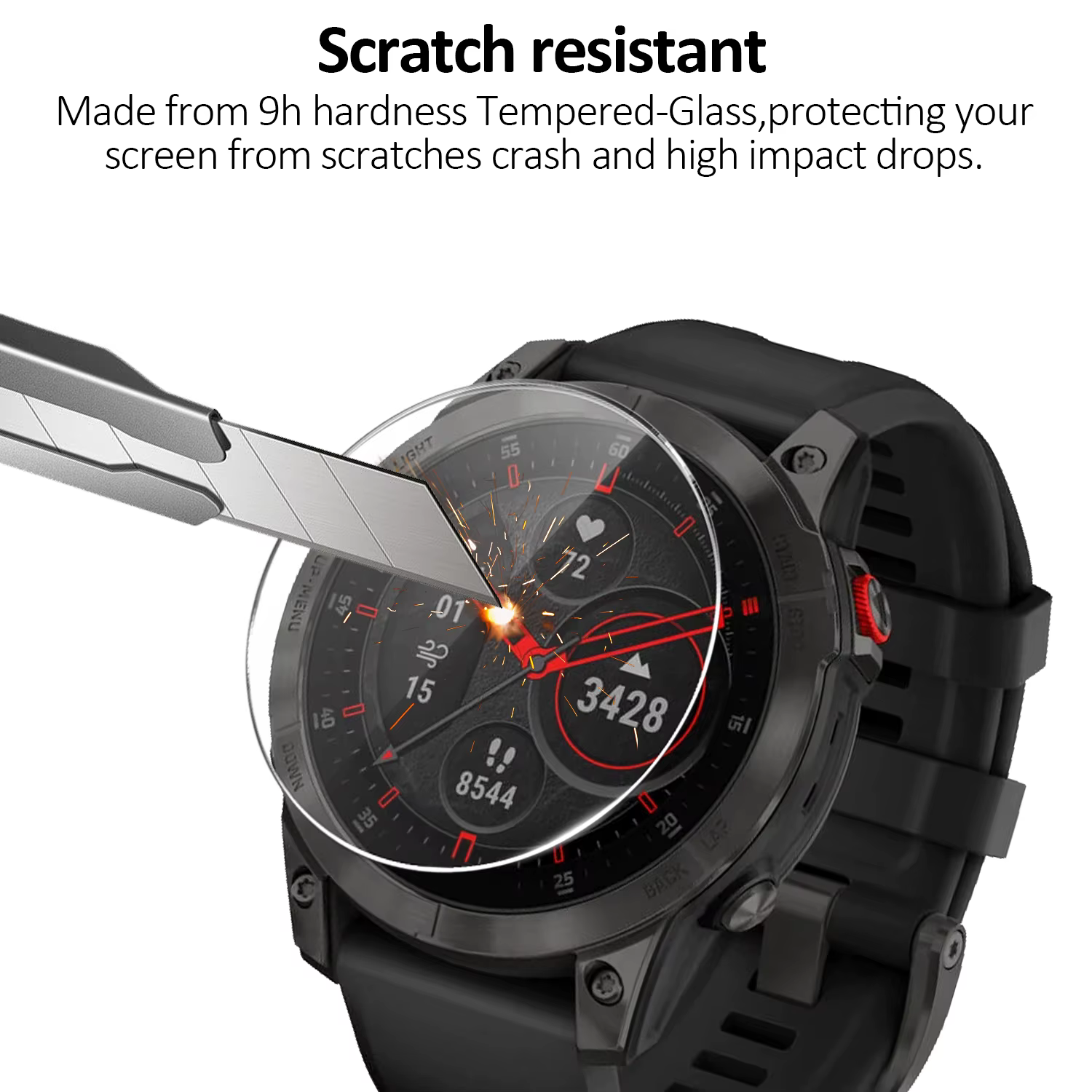 Protecteur d'écran pour montre intelligente Garmin Epix Gen 2/Epix Pro Gen 2