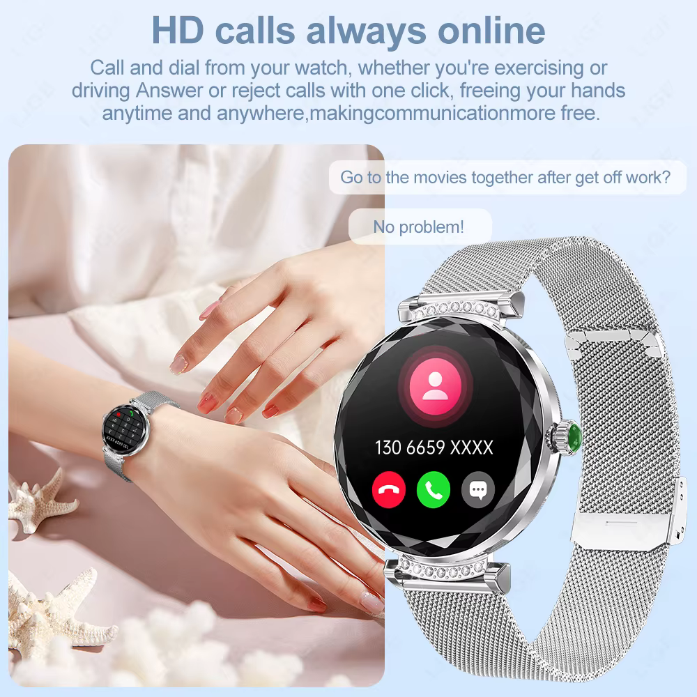 Montre connectée pour femme LIGE 2026