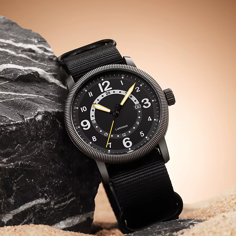 Montre de terrain TPW 2026 avec grands chiffres