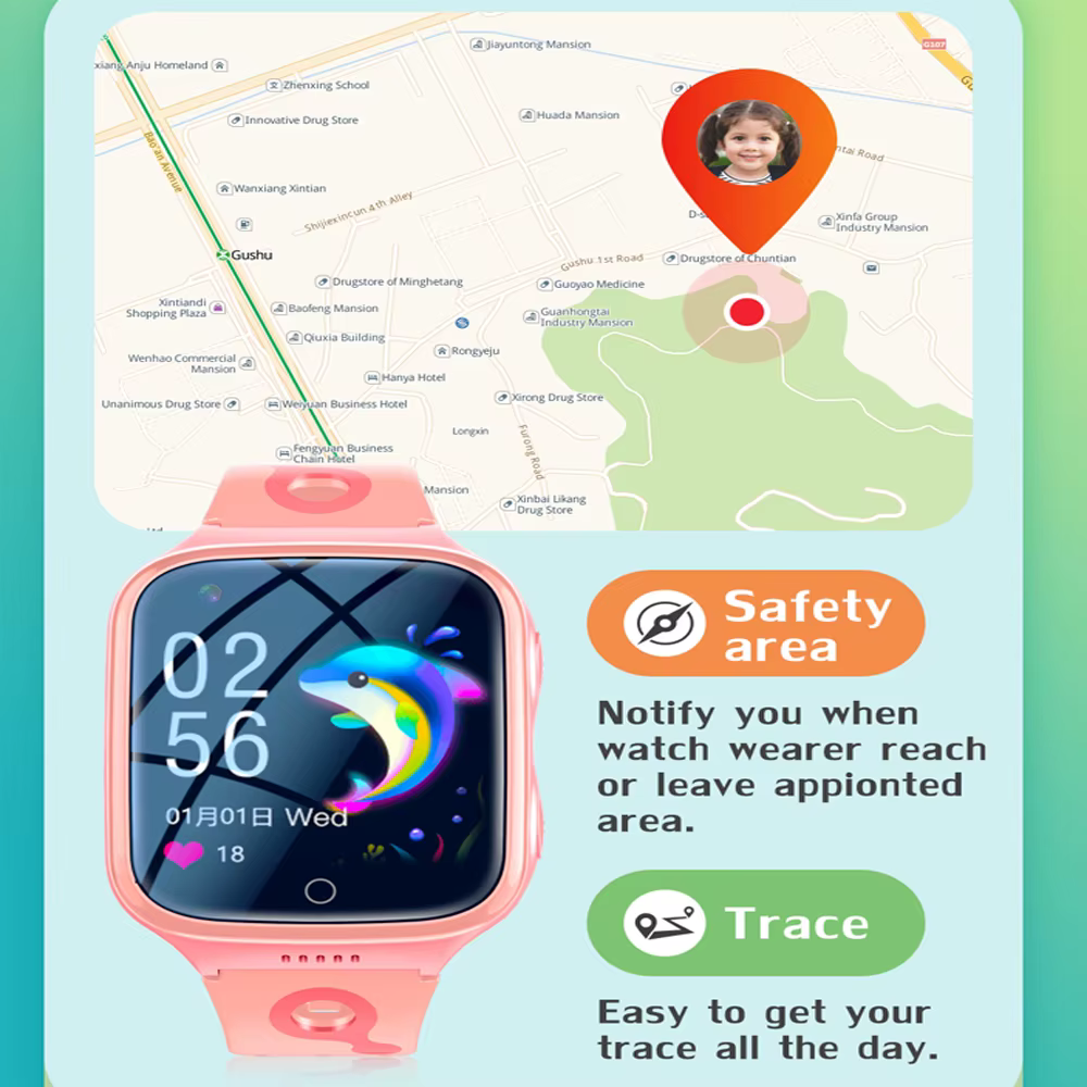 Montre connectée 4G avec carte SIM