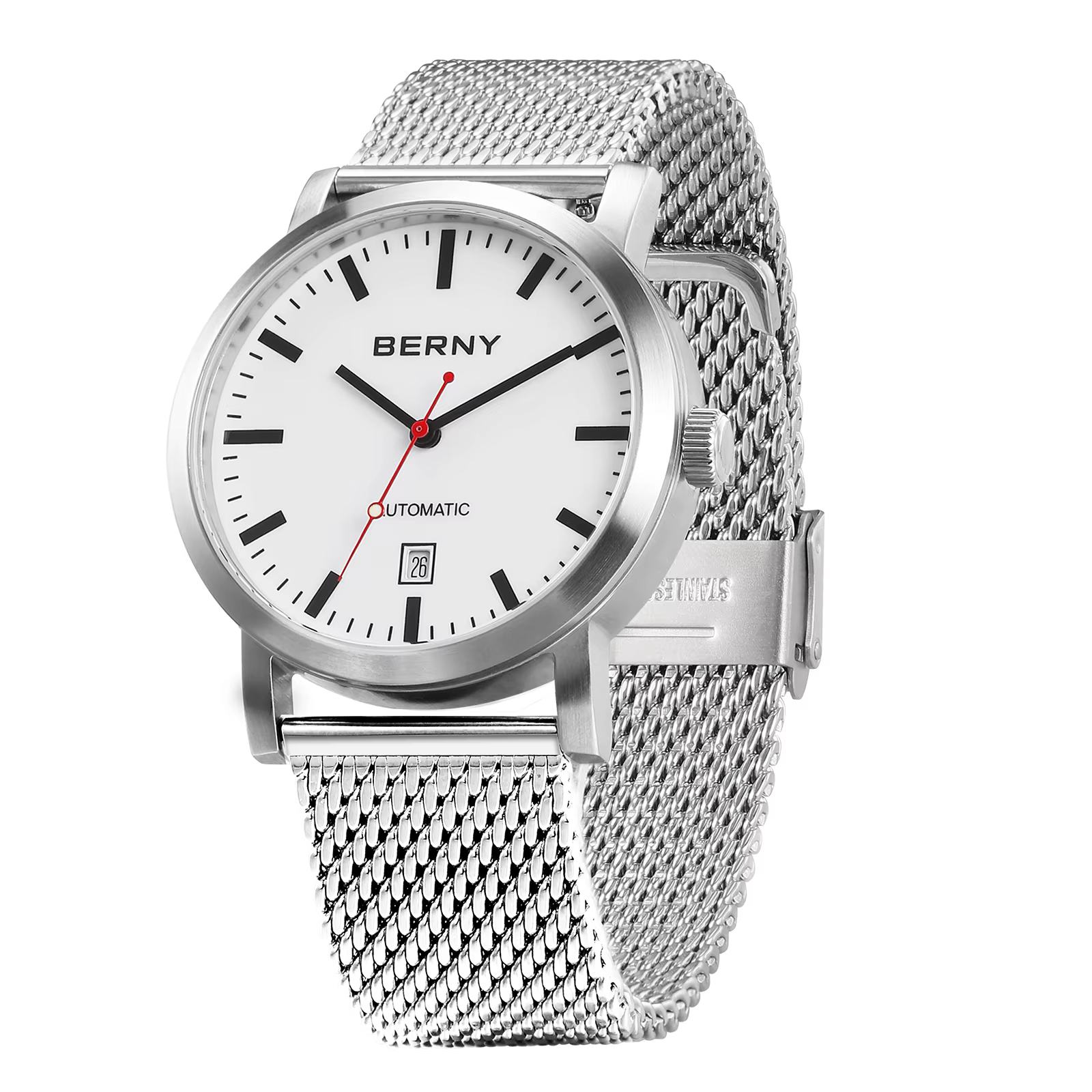 BERNY – montre-bracelet mécanique pour hommes