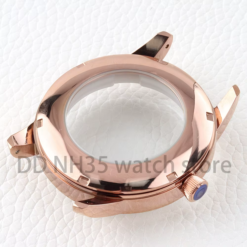 Boîtier de montre en verre arqué 40mm Nh35