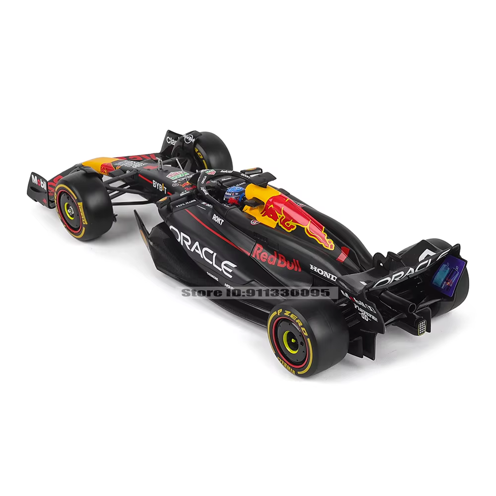 Bburago 1:24 2024 F1 Oracle Red Bull Racing # 1 Verstappen maximum # 11 Sergio Perez modèle de voiture en alliage avec modèle de voiture en acrylique jouet cadeau