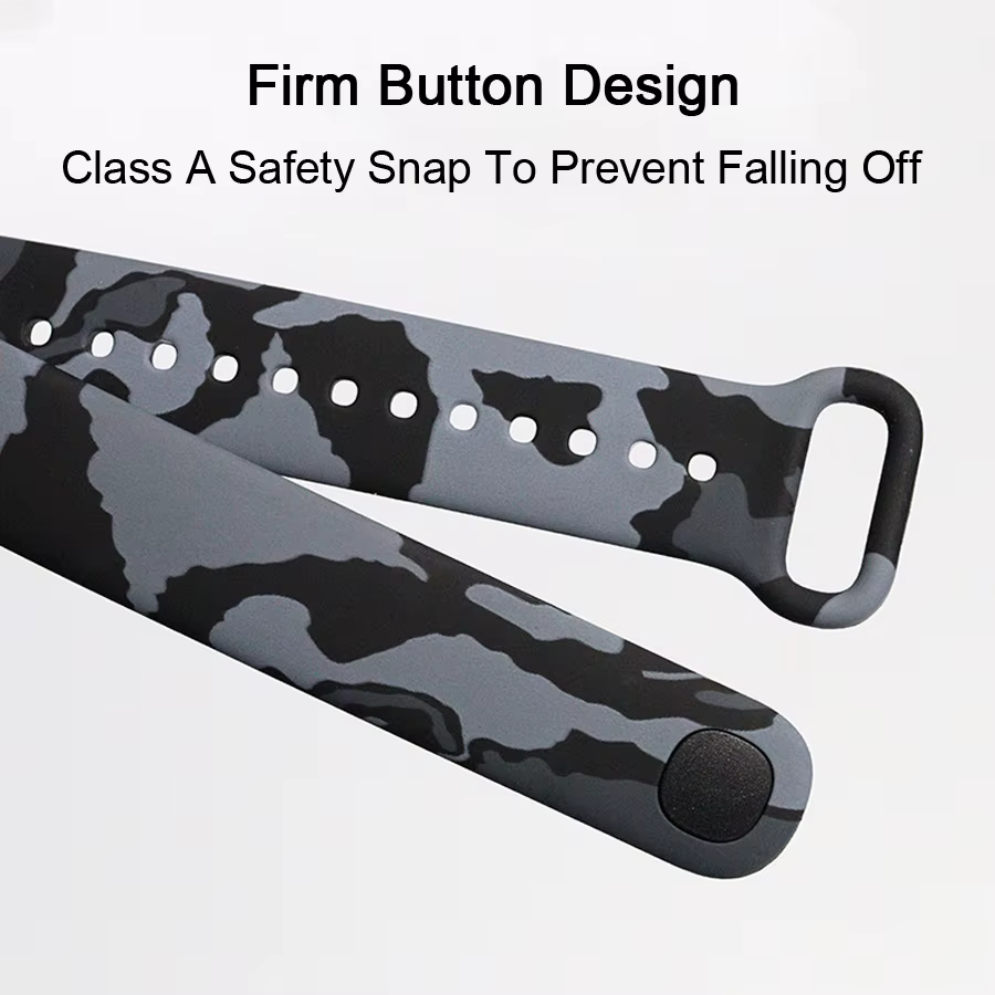 Bracelet de rechange en silicone imprimé pour Xiaomi Mi Band 8