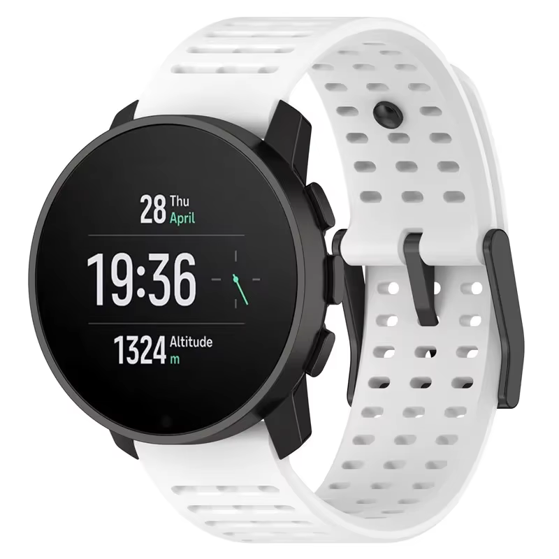 Bracelet de montre en Silicone pour bandes verticales Suunto