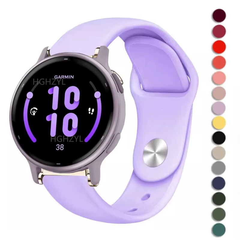 Bracelet de montre en Silicone pour Garmin Vivoactive 5 4 4s 3