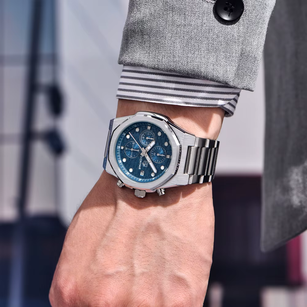BENYAR – montre-bracelet à Quartz pour hommes