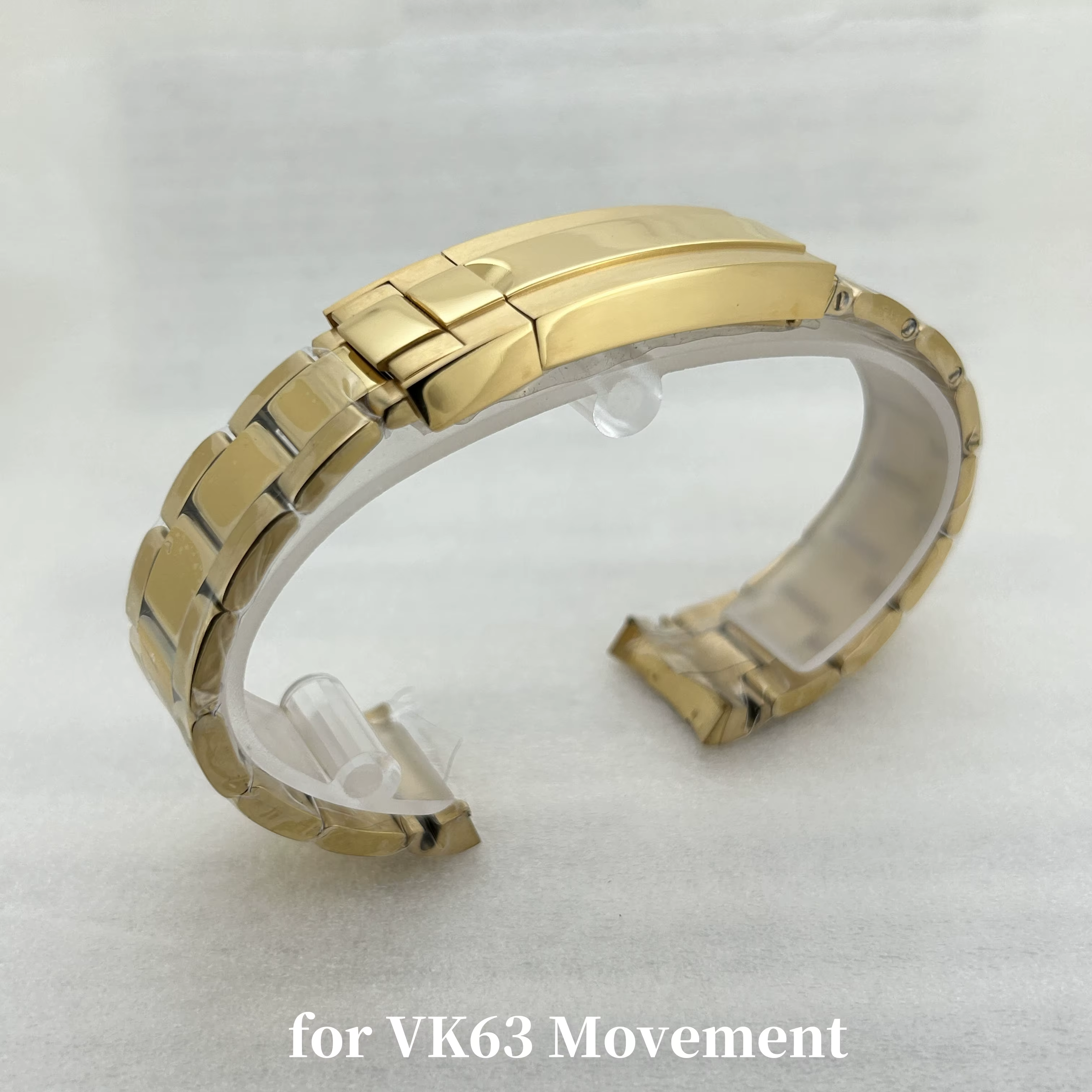 Boîtier de montre pour homme en acier argenté or rose 39