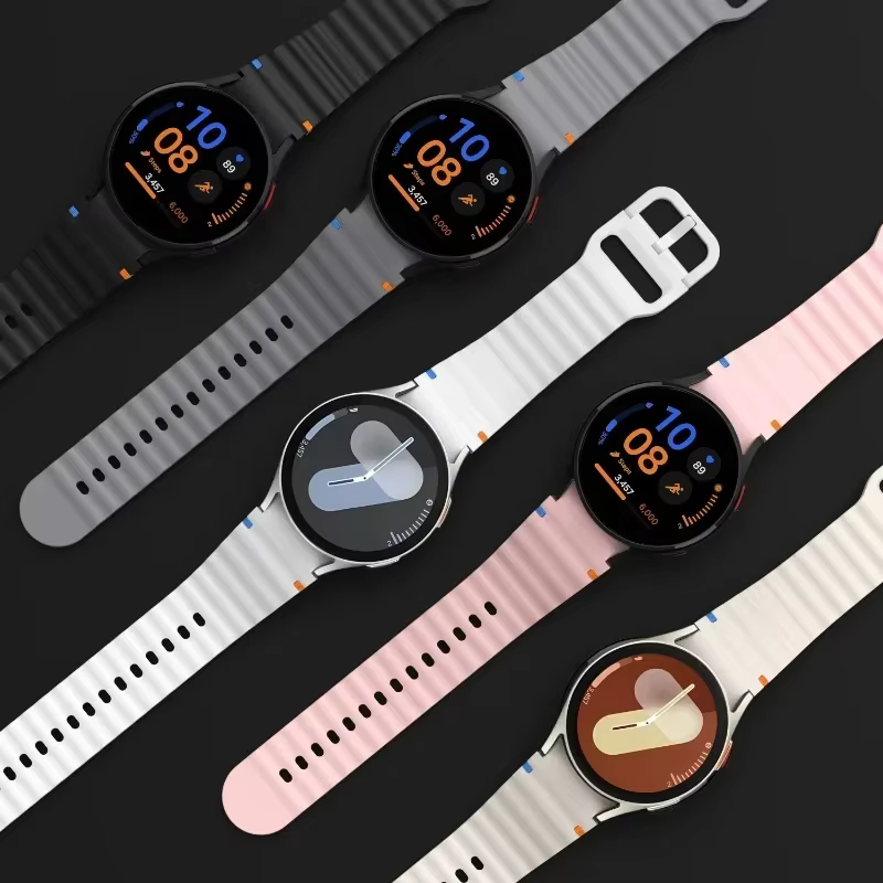 Bracelets officiels pour Samsung Galaxy Watch 7/FE/6/5/4 44mm 40mm 5 Pro 45mm 46mm