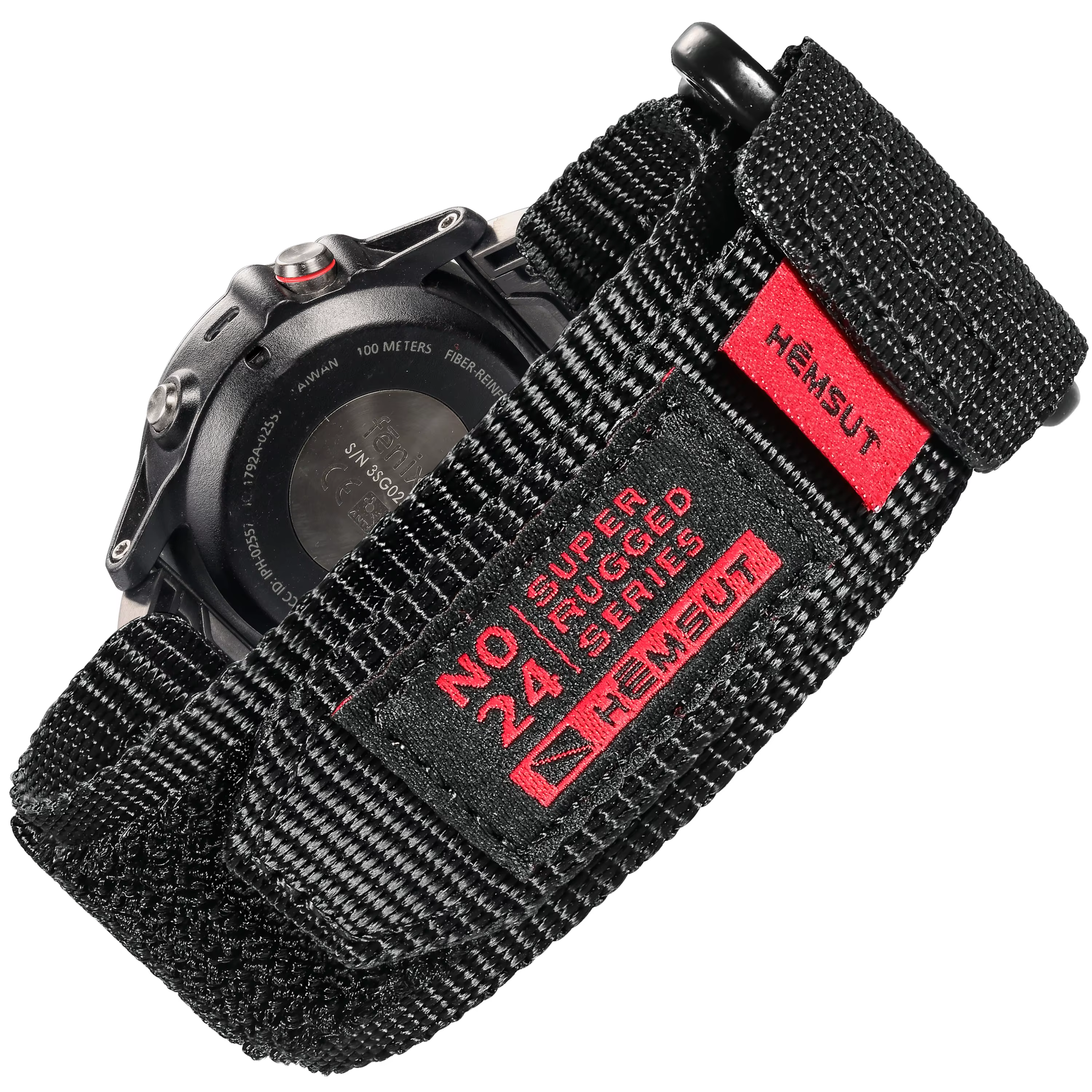 Bracelets de montre Quickfit noirs pour Garmin