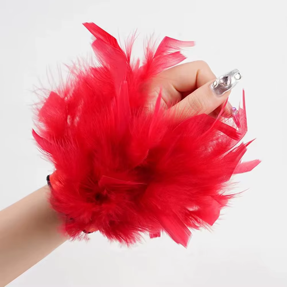 Nouvelle mode plumes Bracelet manches ongles ornement