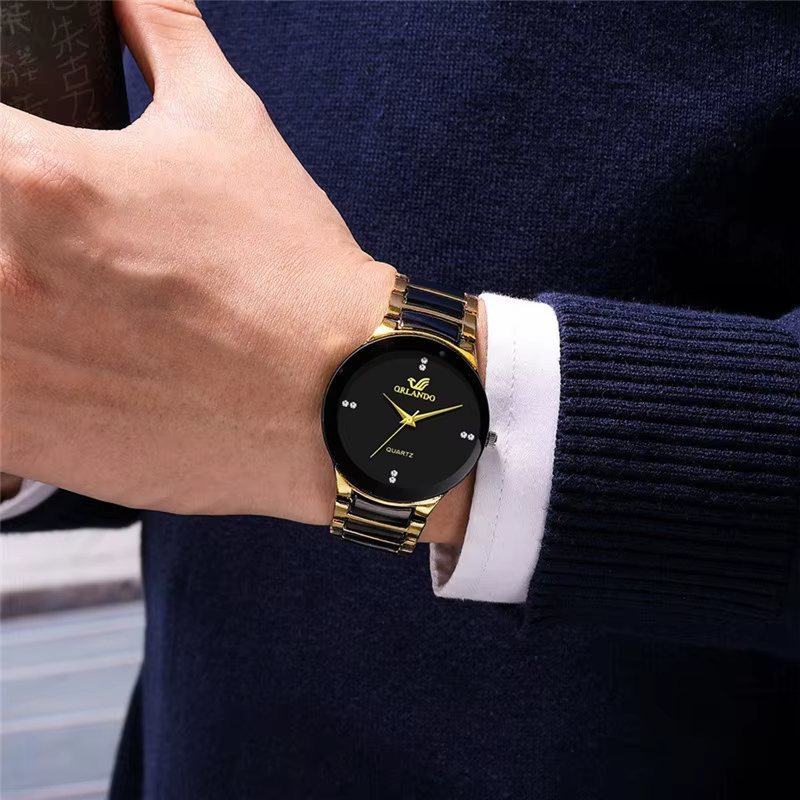 Montres à quartz analogiques pour hommes