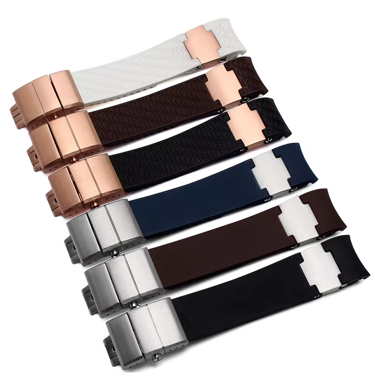 Bracelet de montre en caoutchouc de silicone pour Ulysse Nardin