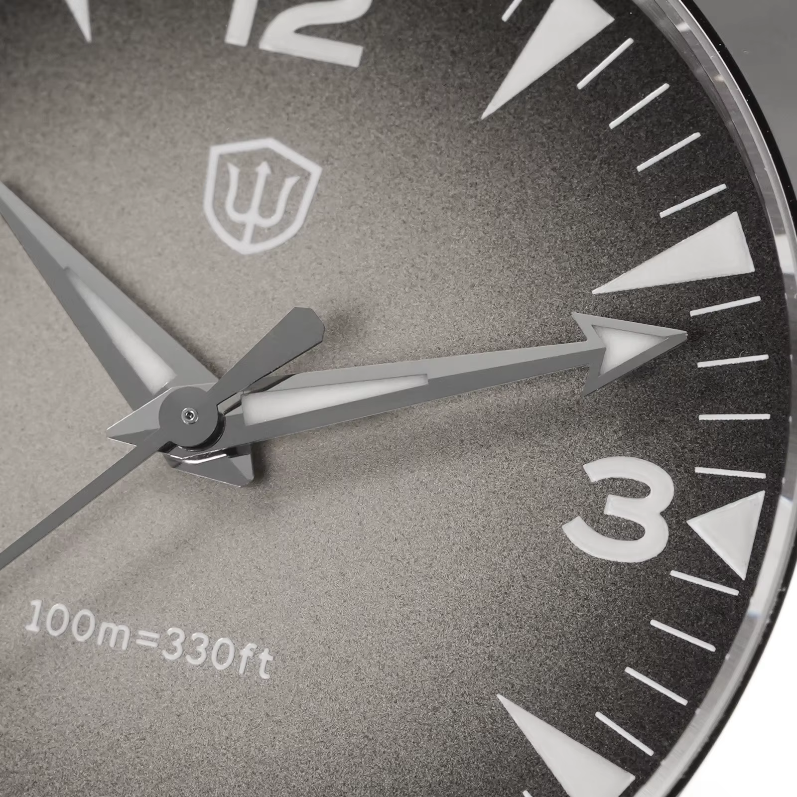 Watchdives WD0006 nouveau japon VH31 montres à Quartz gris 100M étanche saphir miroir lumineux 316L acier 38mm