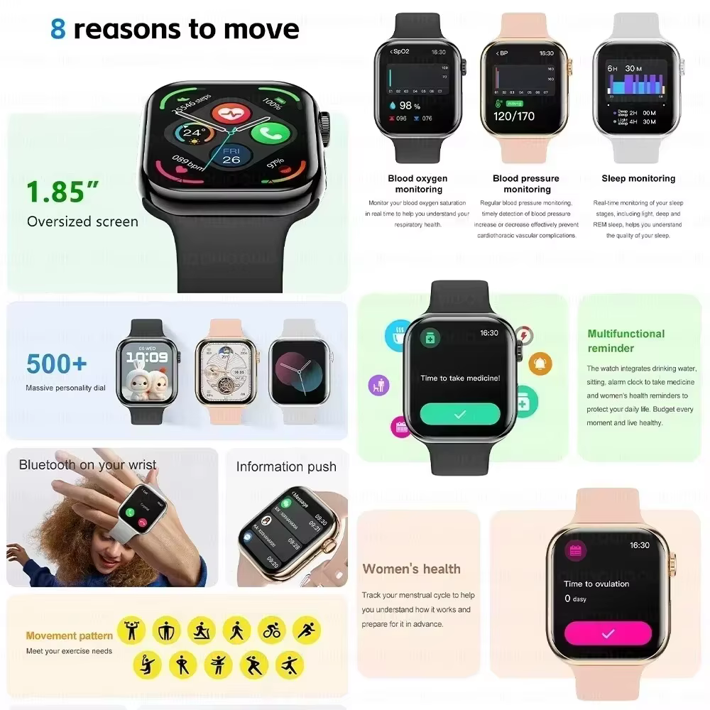 Montre connectée GPS 2026 Série 10 avec mémoire