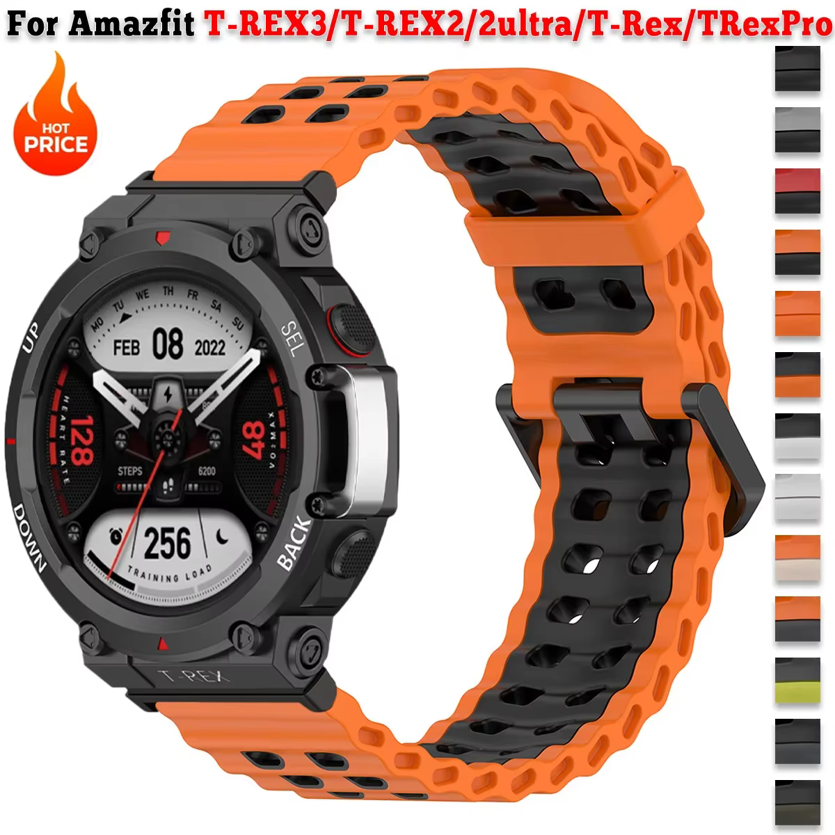 Bracelet océan pour Huami Amazfit T-REX 3/2 montre intelligente sport