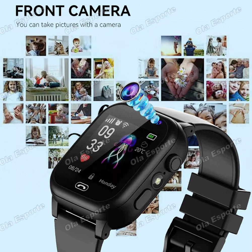 4G carte SIM enfants Smartwatch LBS GPS positionnement + WiFi localisation appel montre intelligente USB charge montres