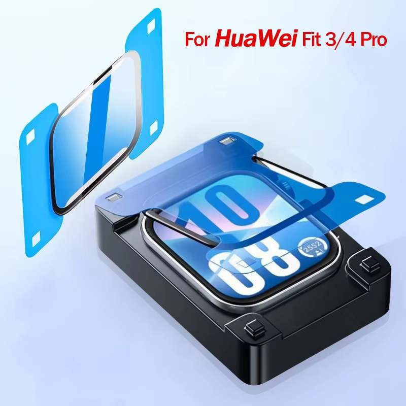 Plateau d'installation protecteur d'écran pour Huawei Watch Fit 3/4 Pro