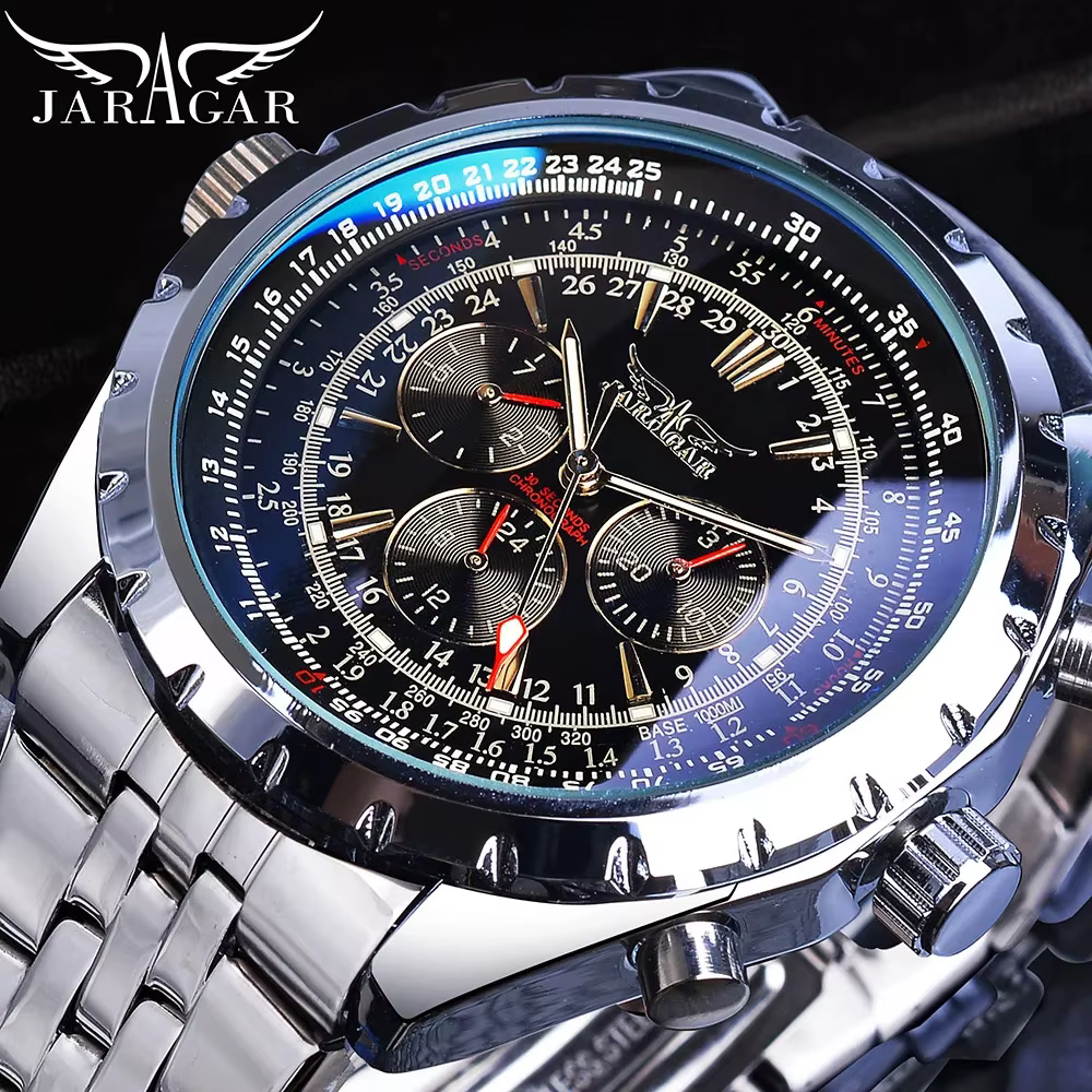 Montre de sport mécanique automatique pour homme
