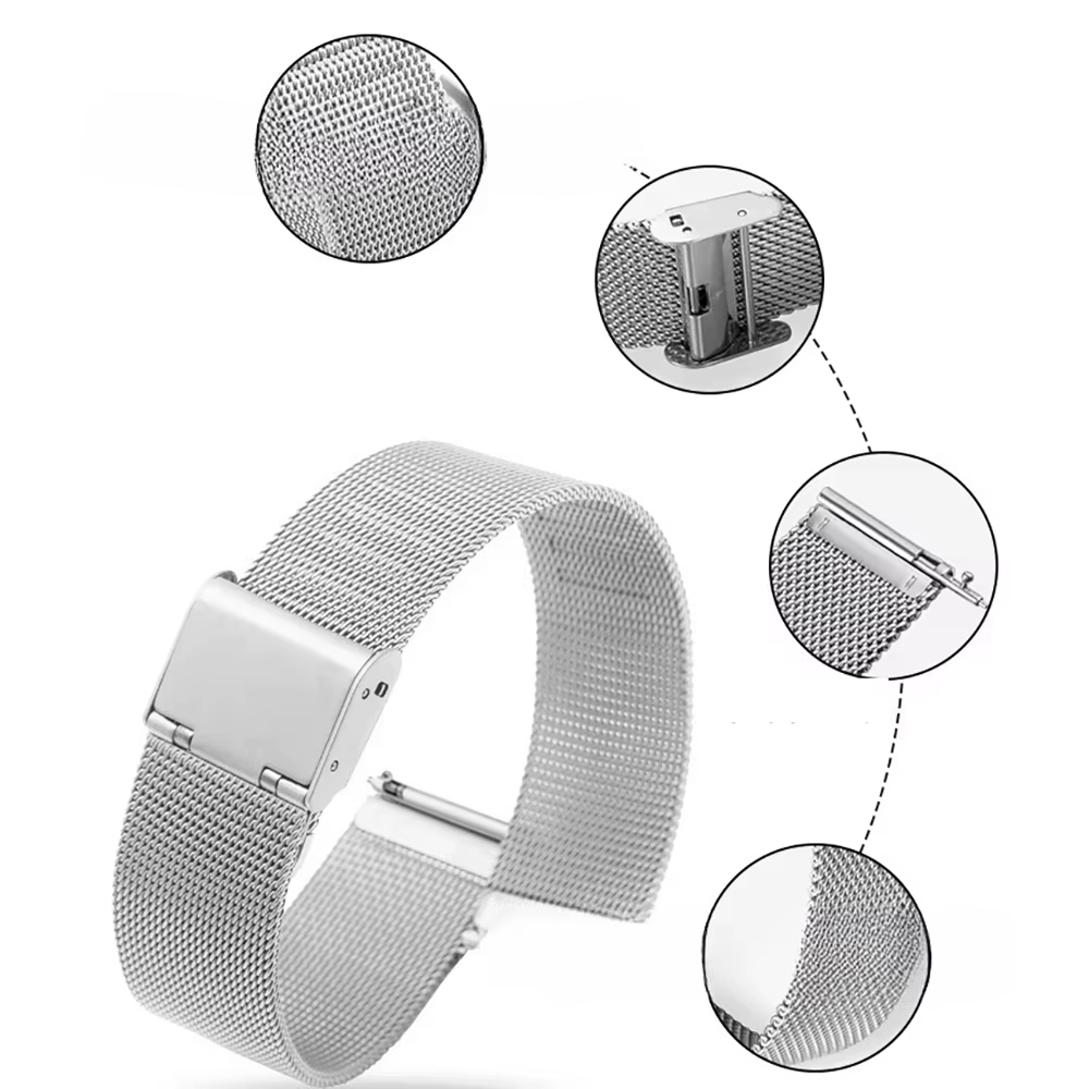 Bracelet de montre milanais en métal pour Xiaomi Redmi Watch 5 Active/5 Lite/3 Active/3 Lite