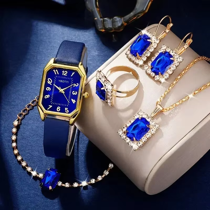 Montre-bracelet à quartz carrée pour femme