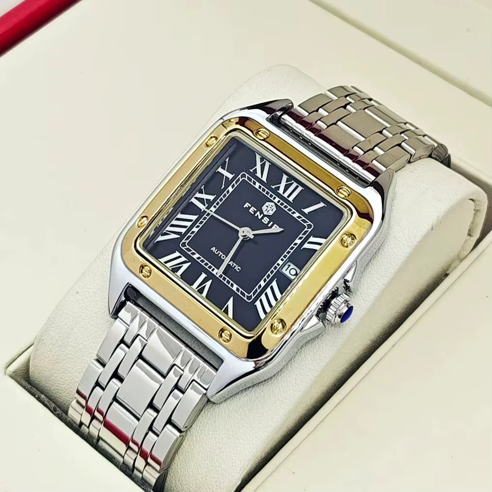 Montre carrée de luxe pour homme