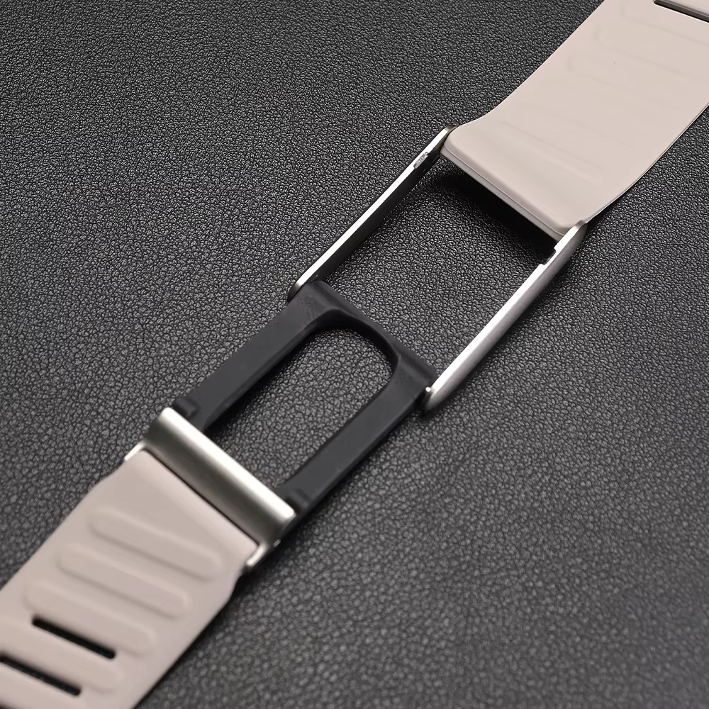 Bracelet de montre en silicone bicolore pour Google Fitbit Air Change To Whoop 5.0