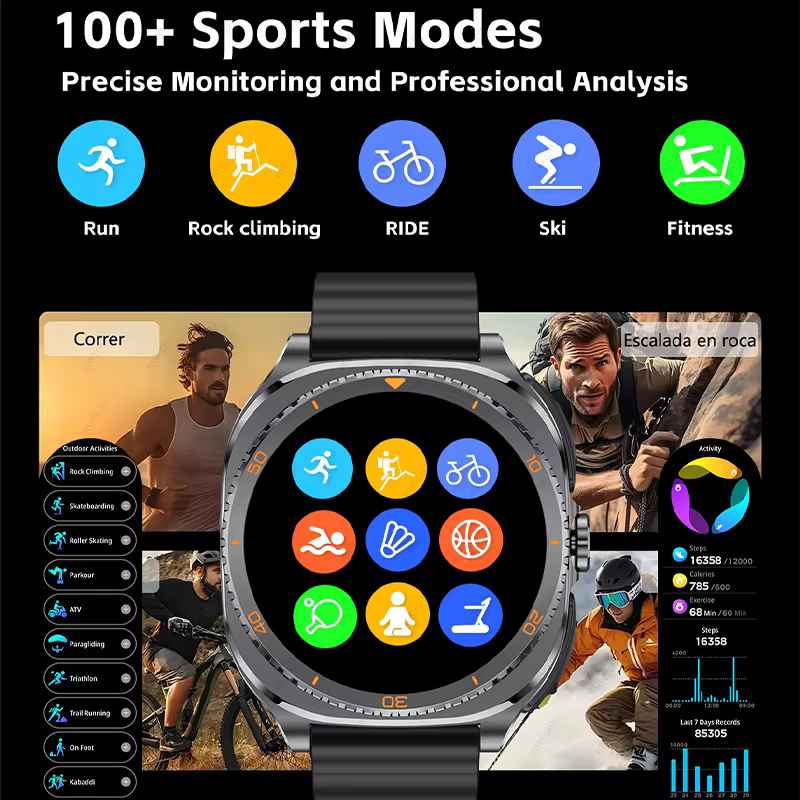 Nouvelle montre connectée 2-en-1 avec écouteurs