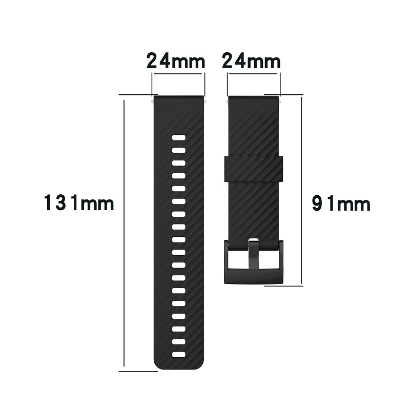 Bracelet de Sport 24mm pour montre intelligente SUUNTO 9 BARO