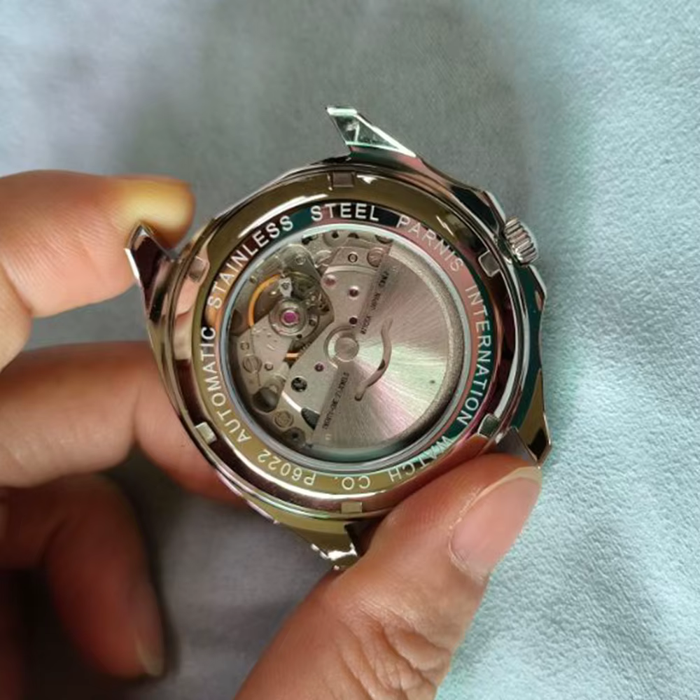 Parhéritage-Montre-bracelet en acier inoxydable pour homme