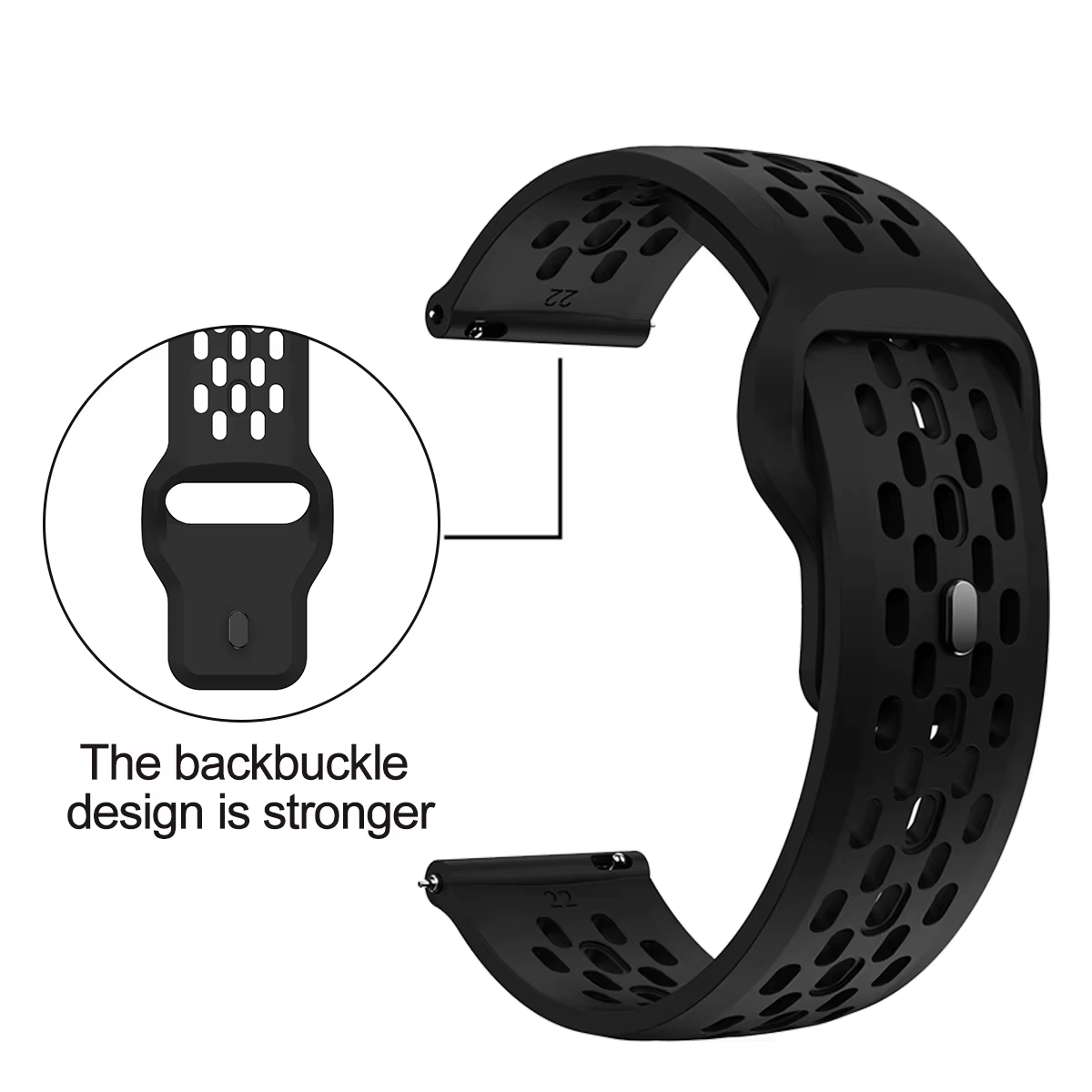 Bracelet de sport en Silicone pour Amazfit Active/Active 2