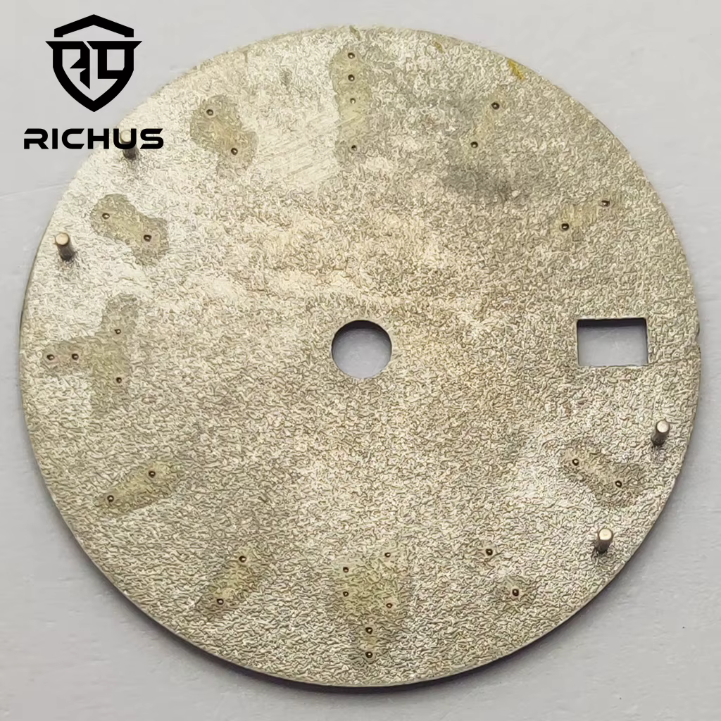 RICHUS – cadran de montre bleu 28.5mm