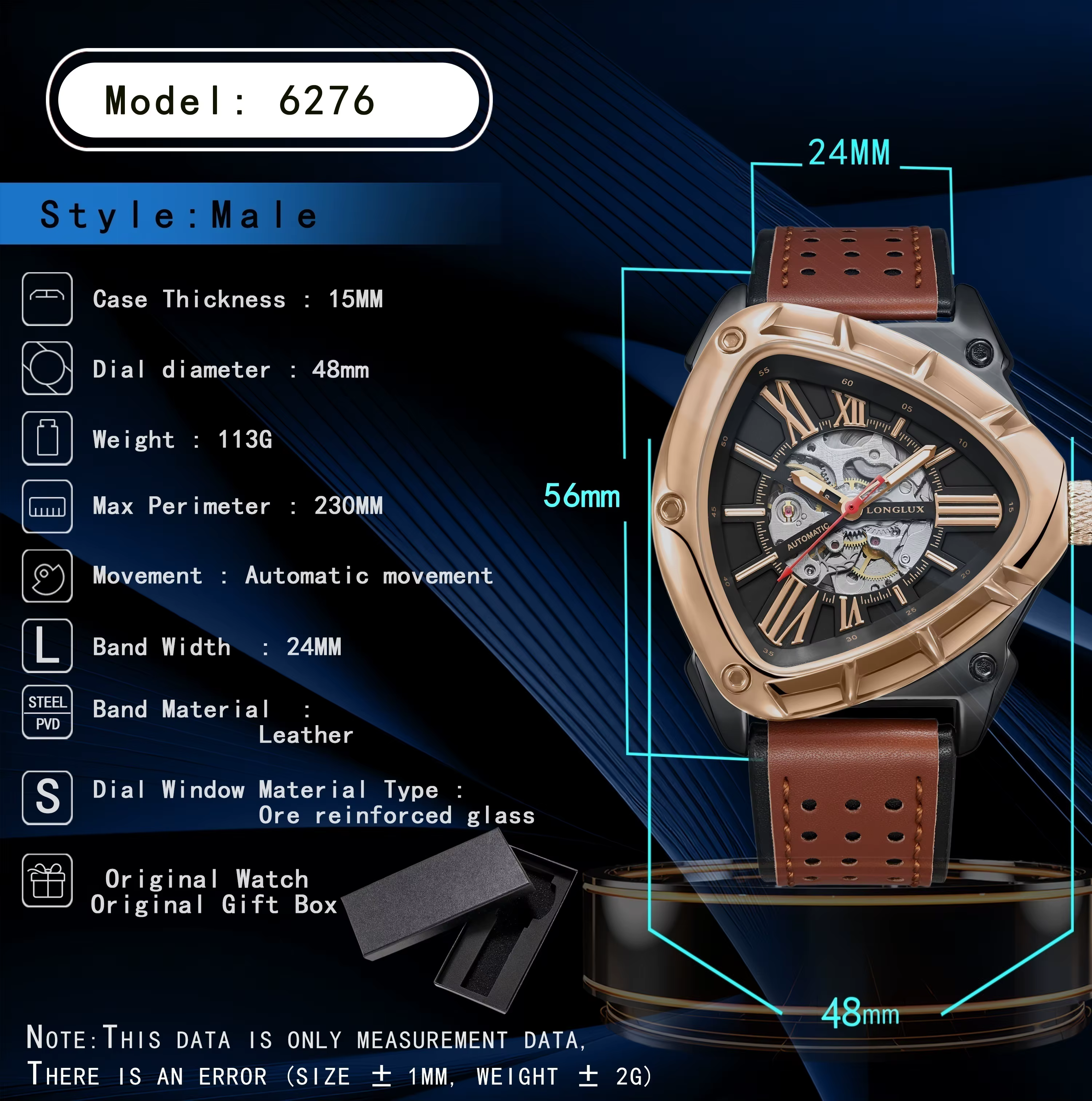 Montre automatique pour homme