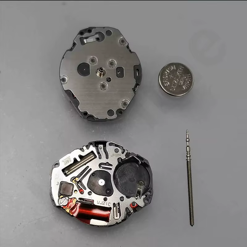 Japon TMI VJ21 Mouvement à quartz mince 3 aiguilles pour la réparation de montres